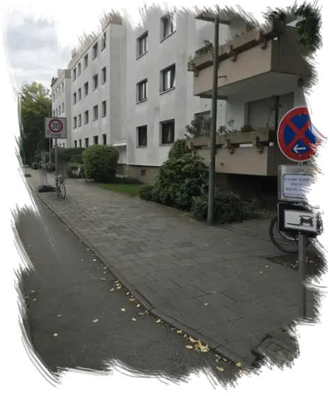 Halteverbotszone für einen Umzug in München